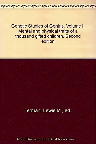 "Genetic Studies of Genius" published