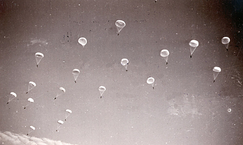 German Paratroopers Land in the Netherlands