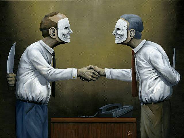 Los Individuos introdujeron sentimientos de egoismo,hipocresia y cinísmo