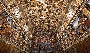 Miguel Àngel comença a pintar els frescos de la Capella Sixtina