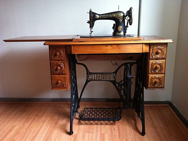 The sewing machine was invented