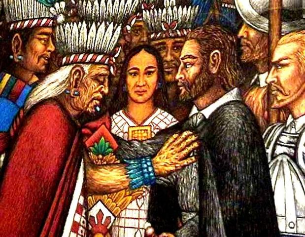 Tlaxcalans form alliance with Spanish