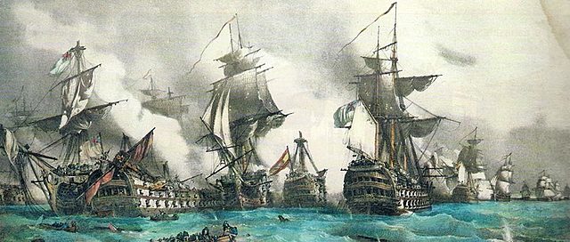 La derrota naval ante los ingleses
