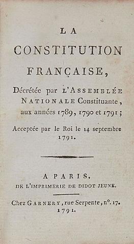 The first Constitution of France
