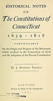 The constitution of Connecticut