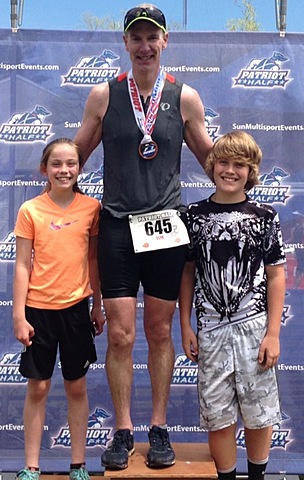 James Carr Competes in First Half Triathlon Race