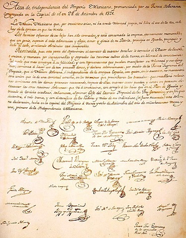 Acta de independencia Mexicana