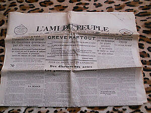 The publication of L’Amie de Peuple