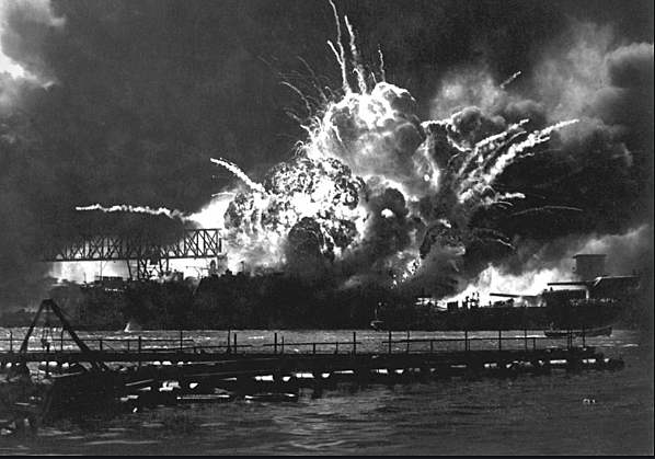The attack on the Pearl Harbor
