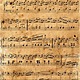Pattern old vintage music sheet antique