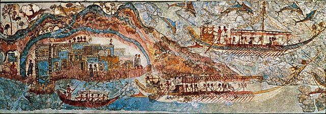 Fresco Minoïsch paleis
