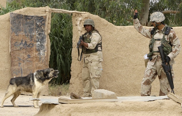 The U.S turns over control to the Iraqi government