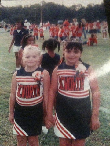 Savannah becomes a cheerleader!