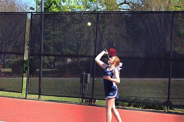 Started playing tennis