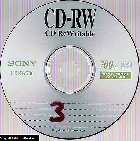 Compact disk (ReWritable)