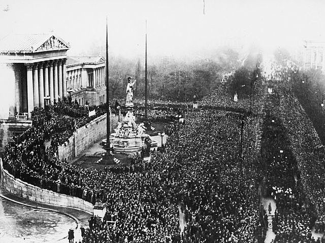 Proklamation der Republik Deutschösterreich