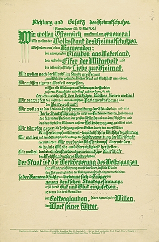 "Korneuburger Eid" der Heimwehr