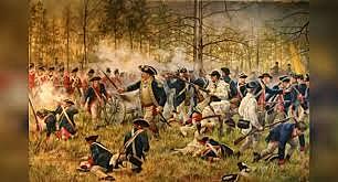 The American and British Battle of Saratoga