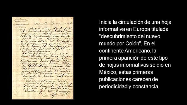 Noticias sobre el Nuevo Mundo