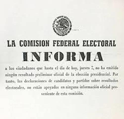 SE PROMULGA LA LEY FEDERAL DE LA ORGANIZACIÓN POLÍTICAS Y PROCESOS ELECTORALES