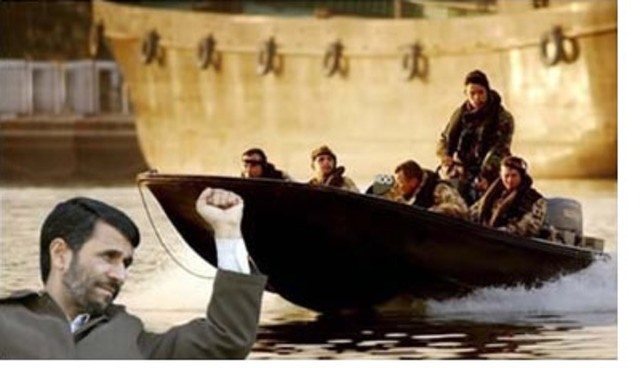 Iranian sailors harass and takes hostage 15 British sailors .