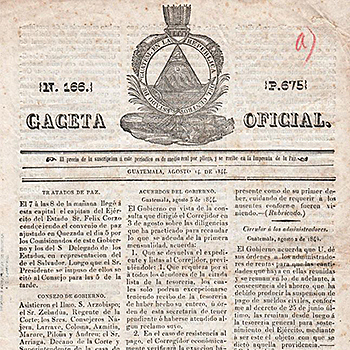 Aparición de Gaceta Oficial