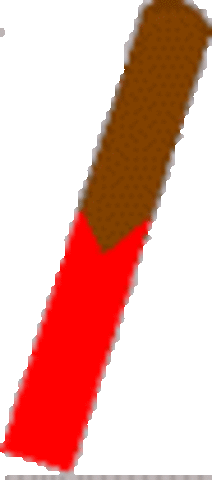 A painted wooden stick takes 13 years to biodegrade