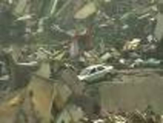 A 7.9 magnitude earthquake strikes central China.