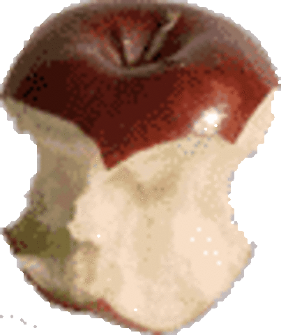 An apple core takes two months to biodegrade