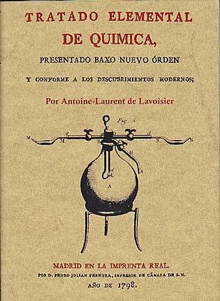 Publicación del Tratado elemental de química