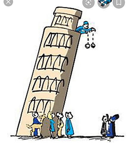 La ley de los cuerpos que caen (1604)