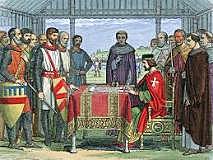 King John signs Magna Carta