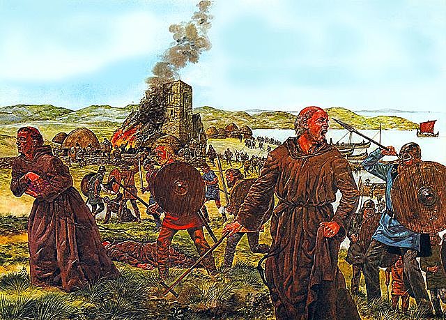 Atac víking al monestir de Lindisfarne