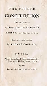 The first Constitution of France