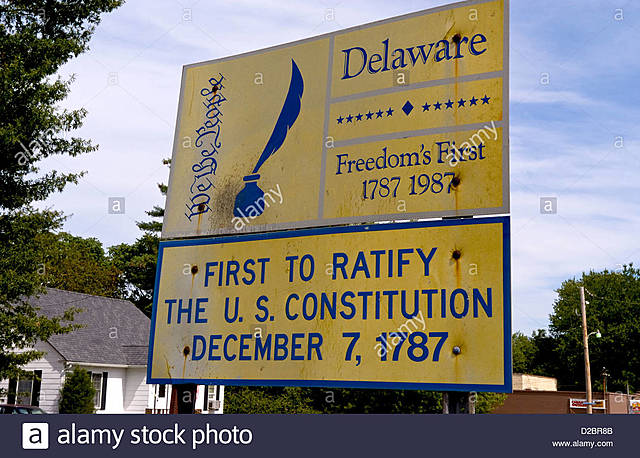 Delaware fist state to approve Constitution