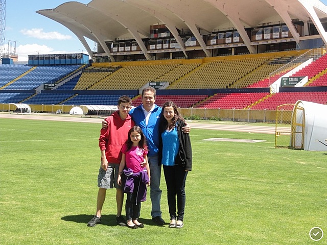 Family Visit to Estadio Olímpico Atahualpa