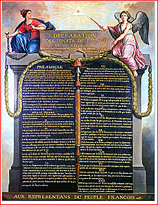 La Declaración de los Derechos del Hombre y del ciudadano 1789, Francia