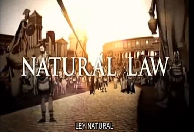 Nacimiento de la ley natural