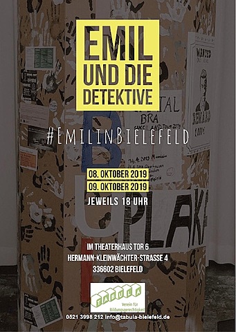Aufführung Emil und die Detektive im TheaterLabor