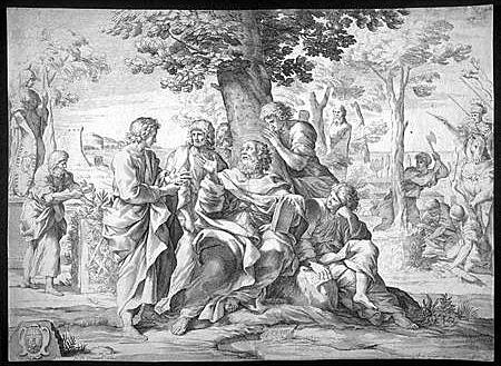 Socrates and his followers.