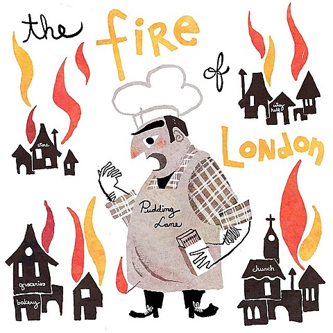 The cause of the Great Fire in London