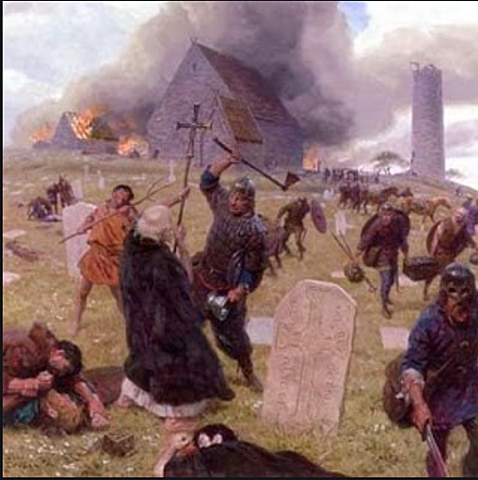 Atac víking al monestir de Lindisfarne