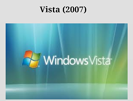 Windows vista