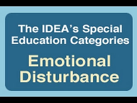 The term emotional disturbancecomes into use.