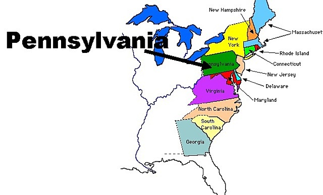 King Charles the second gave William Penn land that would be called Pennsylvania