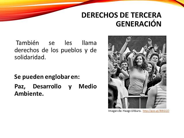Tercera generación, derechos de los pueblos
