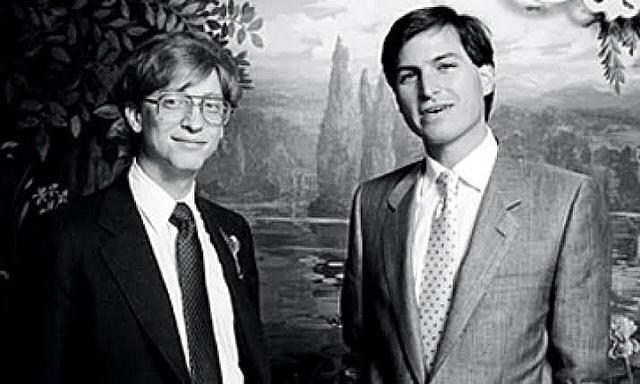 Bill Gates y Steve Jobs