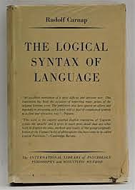 The Logical Syntax of Language