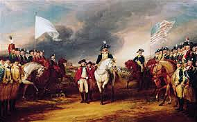 British surrender at Yorktown