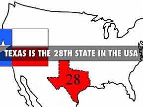 Texas Becomes the 28th State
